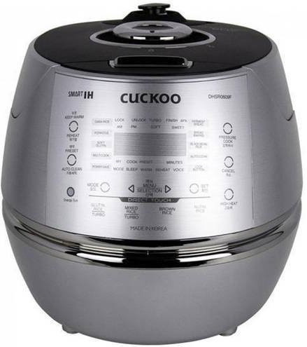 Cuckoo Reiskocher CRP-CHSS1009FN in Weiß und Gold mit Edelstahl-Elementen - Bild 1