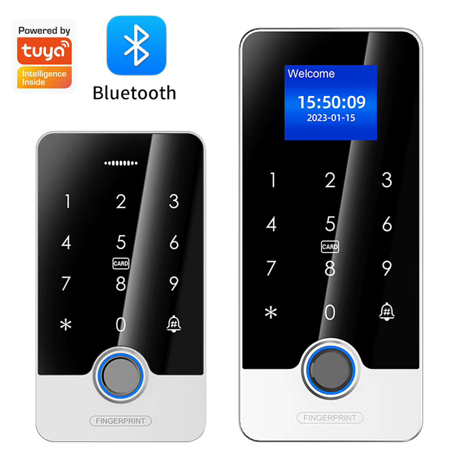 LUCKING DOOR S300X Biometrischer Zugangskontroll-Leser mit Fingerabdruck, RFID 125KHz + 13,56MHz, App-Steuerung via Bluetooth, Wasserdicht, Schwarz - Bild 7