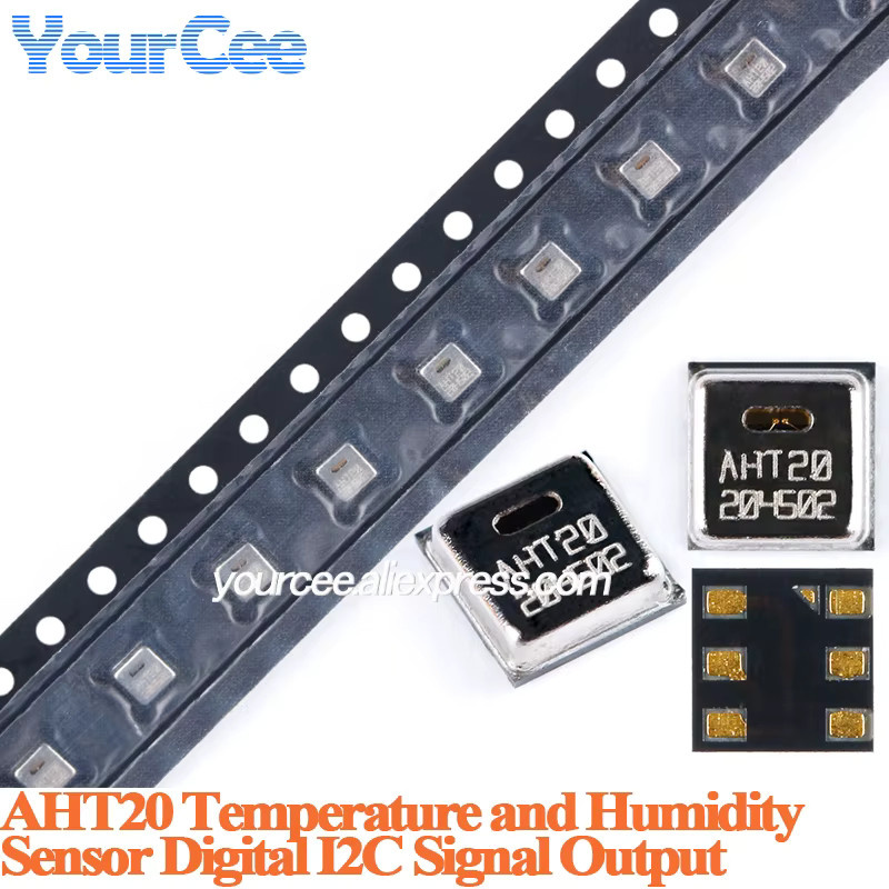 Your Cee Digitaler Temperatur- und Feuchtigkeitssensor-Chip AGS10 Luft-Gas-Sensor IC mit I2C/IIC Ausgang in Silber - Bild 3