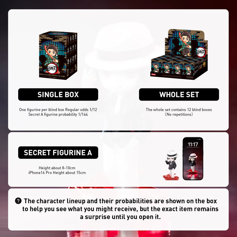 POP MART Demon Slayer, Battle Series Sammelfigur, 1-teiliges Set oder 12-teiliges Set - Bild 2