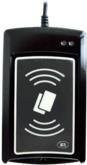 ACS ACR1281S-C1 DualBoost II Smart-Card-Lesegerät mit USB und RS-232 in Schwarz - Bild 1