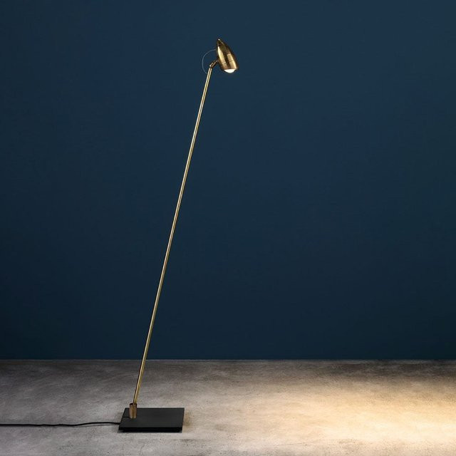 Catellani & Smith CicloItalia F LED-Stehleuchte in Gold/Messing mit Glas und Metall, dimmbar und verstellbar - Bild 1