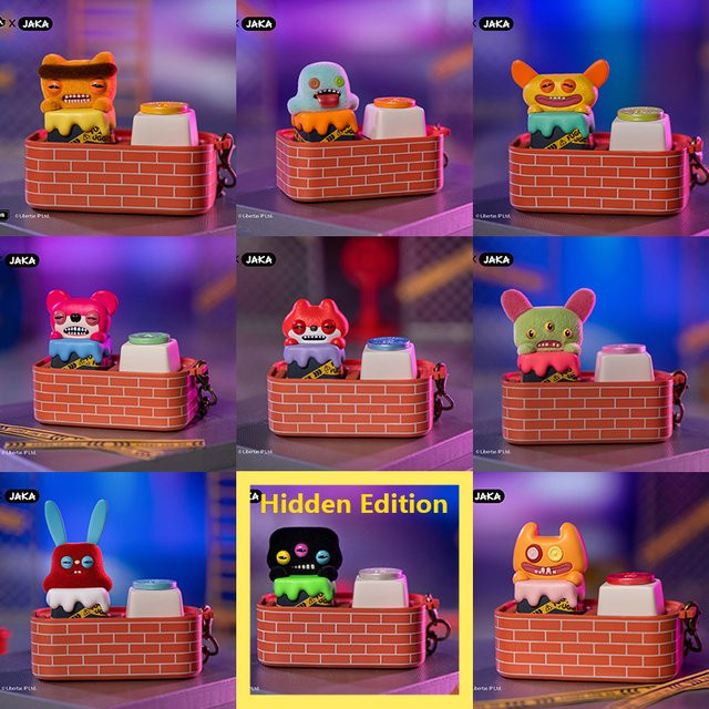 Jaka Fuggler Blind Box, Esc-Tastenkappen-Schlüsselanhänger, Zubehör - Bild 1