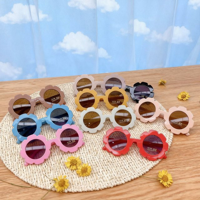 ZUXUB Kinder-Sonnenbrille, Vollrand, rund, Kunststoff, multicolour - Bild 1
