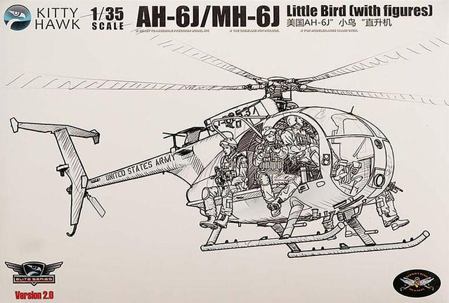 Kitty Hawk AH-6J/MH-6J Little Bird mit Figuren, Fahrzeuge - Bild 1