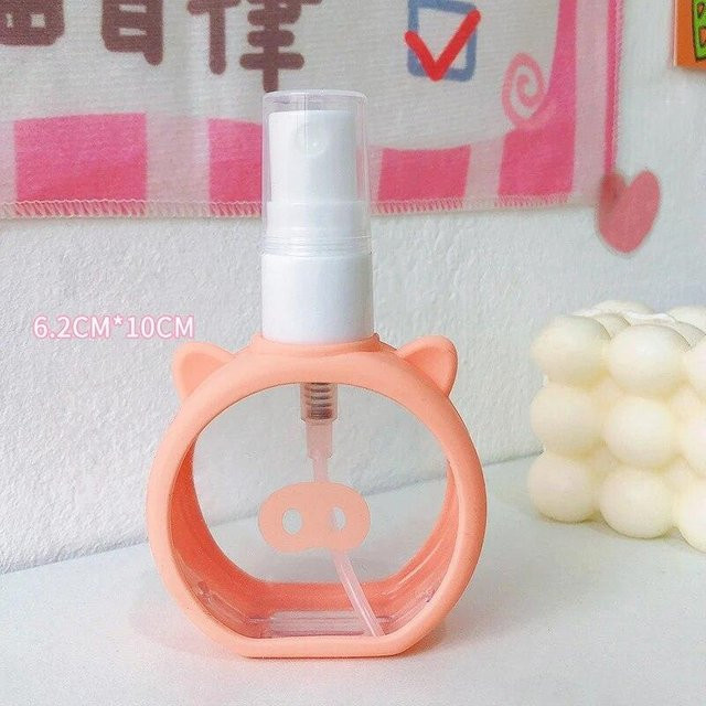 Mango Event Parfüm Spray Flasche mit Silikon Abdeckung, 55 ml, rosa - Bild 1