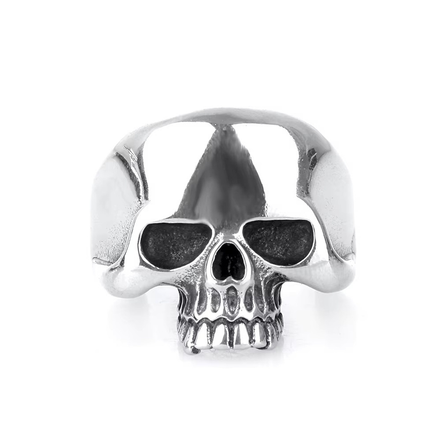 NORTHMAN Ring Edelstahl, Silber, Vintage, Unisex - Bild 4