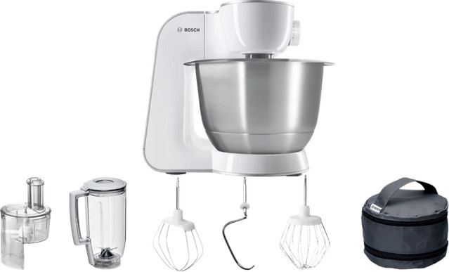 Bosch Küchenmaschine MUM58W20 in Weiß und Silber matt - Bild 1