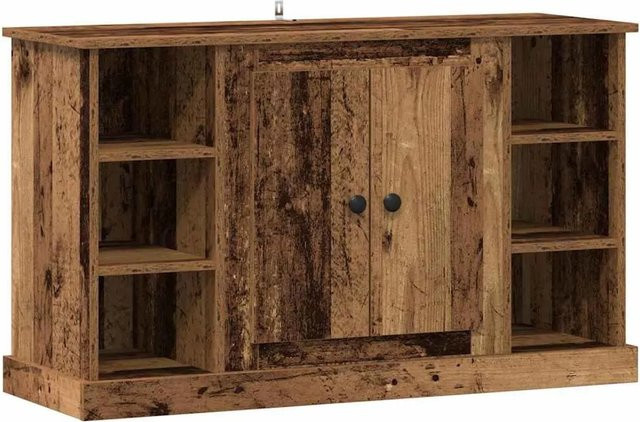 vidaXL Sideboard aus Altholz in Braun, rustikaler Holzwerkstoff, B/H/T: 100 x 60 x 35,5 cm - Bild 1