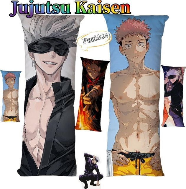 Bandai Jujutsu Kaisen Körperkissen Satoru Gojo Plüschkissen Mehrfarbig - Bild 1