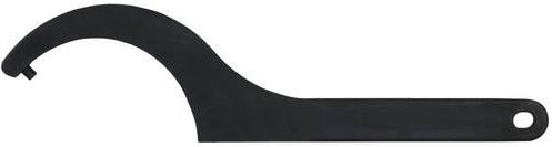 KS Tools Fester Hakenschlüssel mit Zapfen aus Chrom Vanadium, Schlüsselweite: 45 - 50 mm, Schwarz - Bild 1