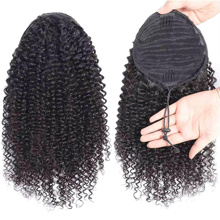 Tomiyaa Remy Echthaarverlängerungen, Afro Kinky Curly, Unisex - Bild 2