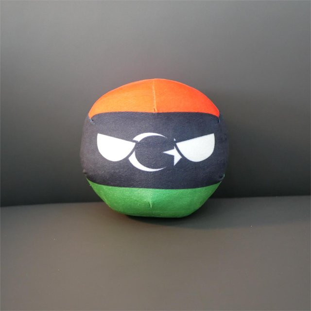 Brasilien Polandball Plüschpuppe, Libyen Kenia Luxemburg Libanon Countryball Anhänger, 20cm - Bild 1