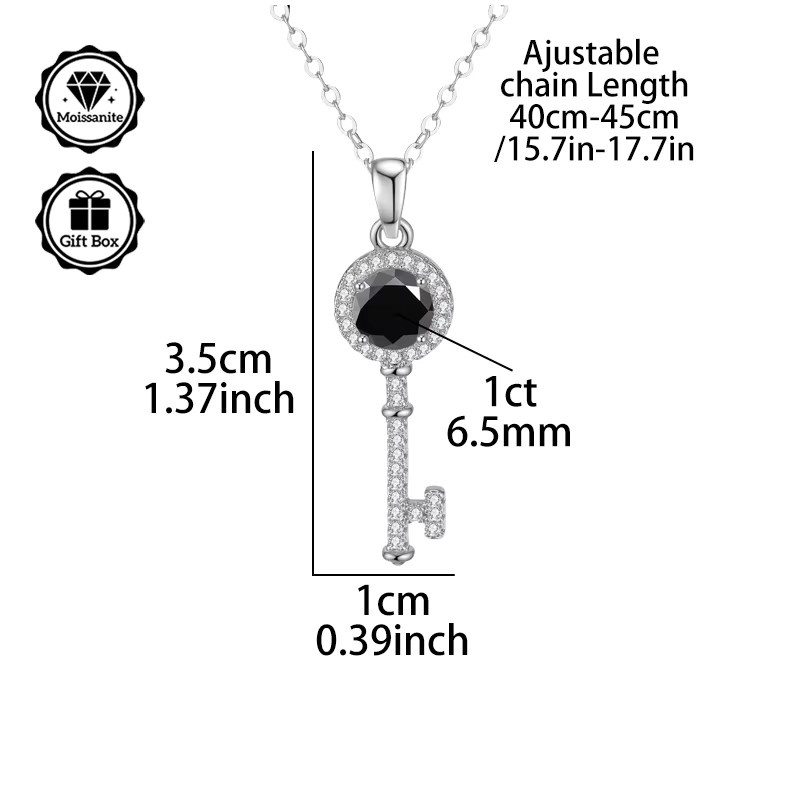 LAMVOICE Halskette, Moissanit, Silber, Damen, Bohemian - Bild 2