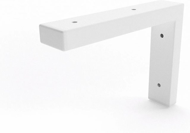 HEVVA Schwerlast Regalhalterung MAIN Weiß matt aus Stahl, Tiefe: 20 cm - Bild 1