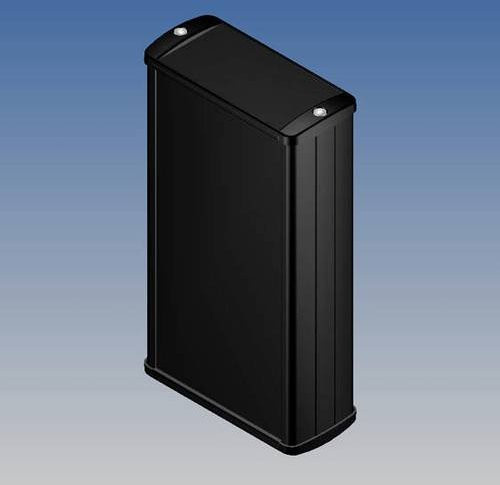 TEKO TEKAM 23.9 Universal-Gehäuse aus Aluminium und Zink in Schwarz, B/T/H: 160 x 85,8 x 36,9 cm - Bild 1