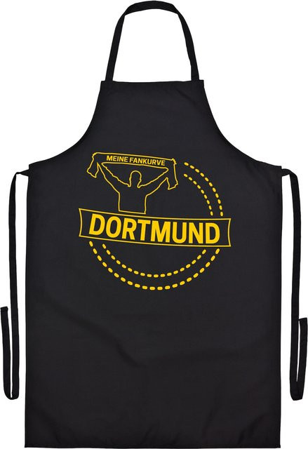 Grillschürze Dortmund Meine Fankurve von multifanshop in Gelb - Bild 1