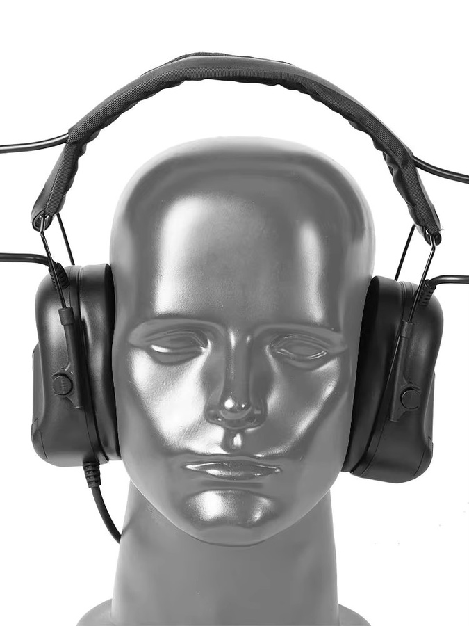 BOOIU Taktische Kommunikations-Ohrhörer 5. Generation Chip-Headset in Schwarz - Bild 6