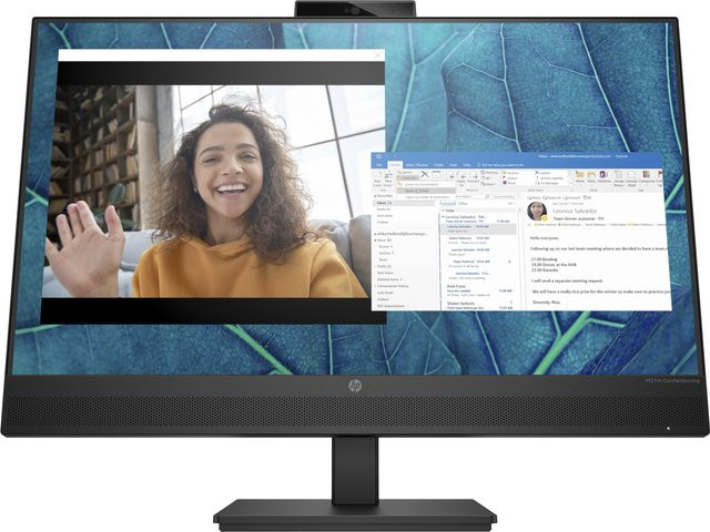 HP M27m Conferencing Monitor Full HD IPS 75Hz mit HDMI, DisplayPort und USB-C in Schwarz - Bild 1