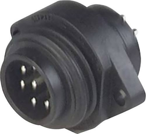 Hirschmann 932 322-100-1 Rundstecker Einbau CA Serie, Schwarz, 3 + PE Polzahl - Bild 1