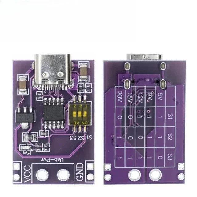 PD QC AFC Trigger-Modul für Schnellladetester mit Festspannungsausgang 5V bis 20V, unterstützt PD3.0 und QC3.0 für Powerbanks - Bild 1