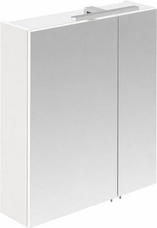 Schildmeyer LED-Spiegelschrank Adana in Weiß matt mit integrierter Beleuchtung, B/H/T: 60 x 74,8 x 16 cm - Bild 1