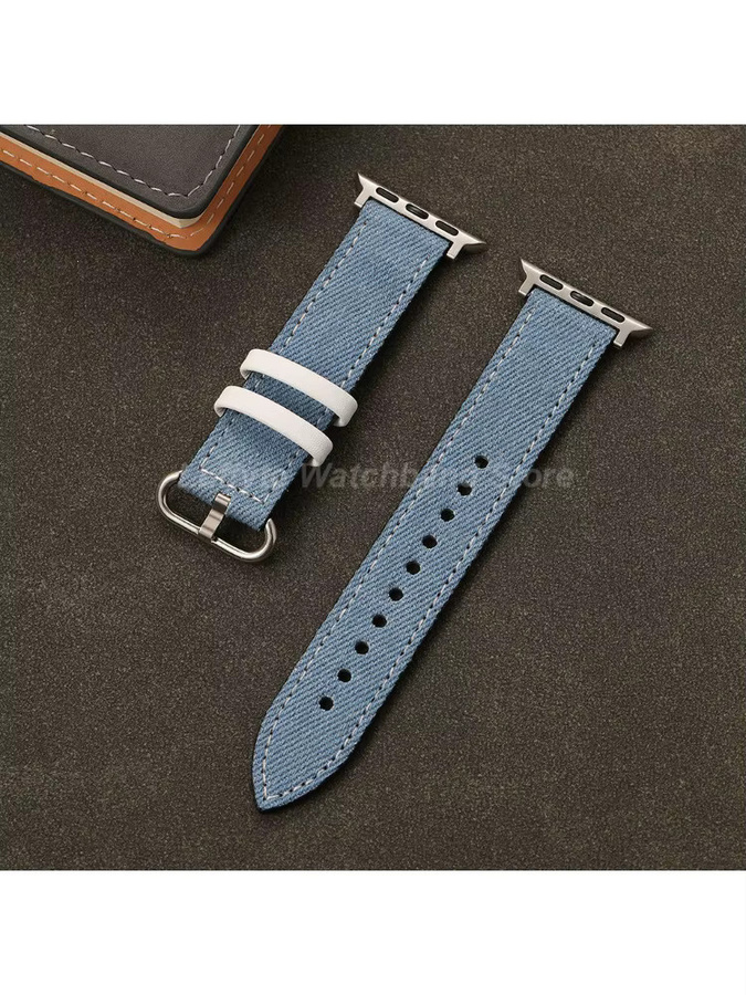 luffyte Uhrenarmband Denim Canvas, Unisex - Bild 2