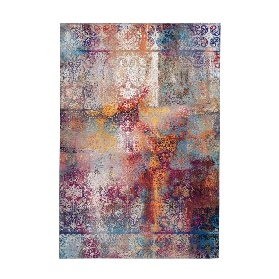 MeGusta Flachflor Teppich im Vintage Patchwork Design, Multicolour, B: 170 cm, T: 240 cm - Bild 2