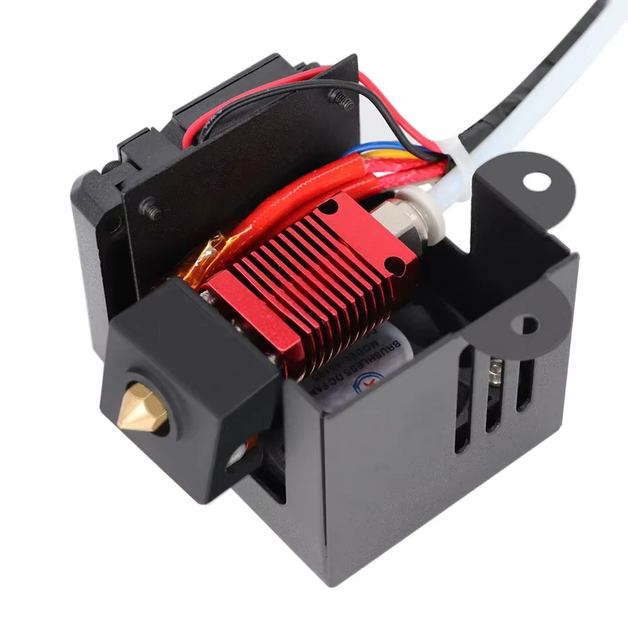 Komplettes HotEnd-Upgrade-Kit mit J-Kopf-Extruder und Lüfter für Ender-3 und CR-10 3D-Drucker, 12 V/24 V, 40 W, Schwarz - Bild 2