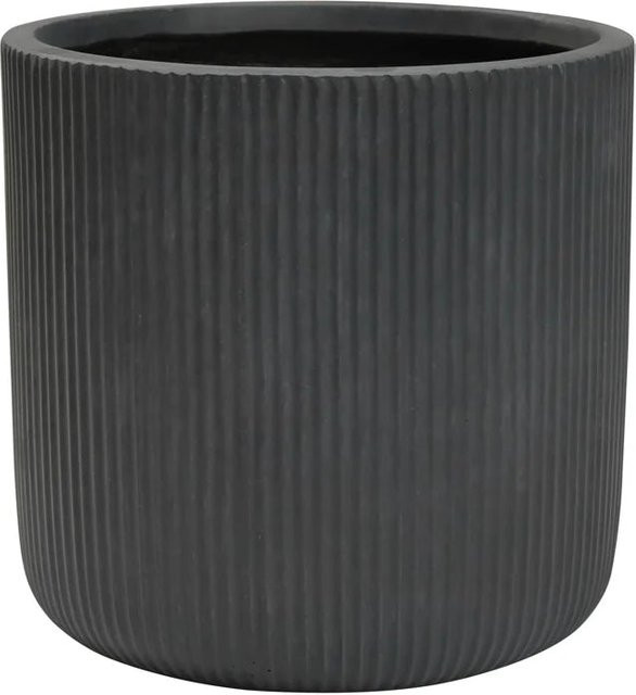 Pflanztopf Talen von Aplanta in Schwarz, B/H: 38 x 38 cm - Bild 1