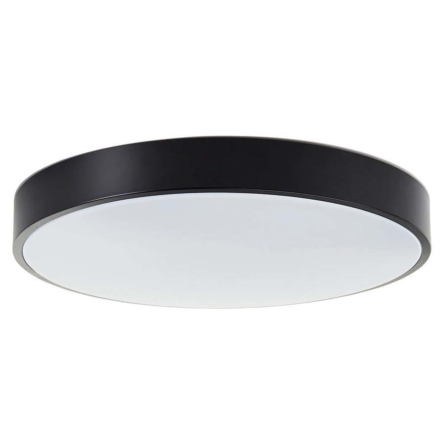 Brilliant Smarte LED Deckenleuchte Vadin RGBW in Schwarz/Weiß mit Fernbedienung und Timer, Durchmesser: 49 cm - Bild 2