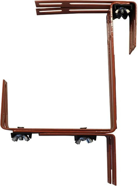 Siena Garden Blumenkastenhalter Gigant Terra aus Metall in Terracotta, H x B x T: 130 x 60 x 60 cm - Bild 1