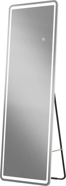 Aica Sanitär Ganzkörperspiegel mit LED-Beleuchtung, dimmbar mit Memory-Funktion, rechteckig, Breite: 50 cm, Höhe: 160 cm - Bild 1