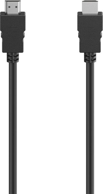 Hama HDMI-Kabel mit Ethernet/LAN in Schwarz, 3,0 m - Bild 1