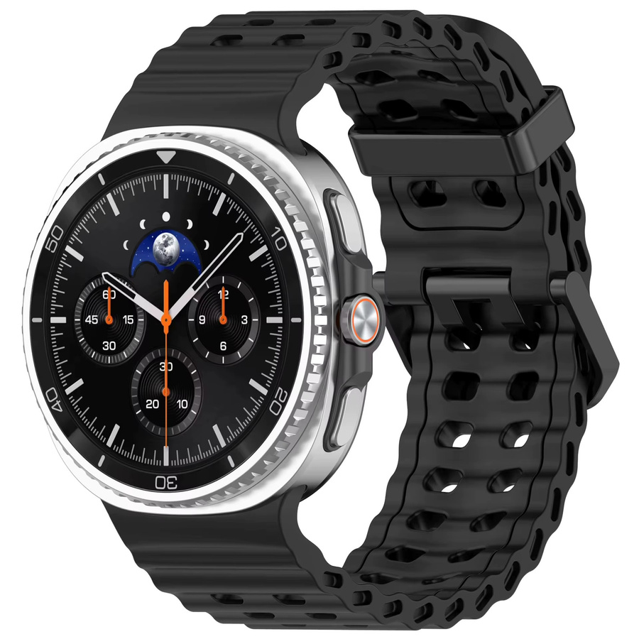 Samsung Uhrenarmband Silikon, Sport, Schwarz, Galaxy Watch 8 Classic - Bild 2