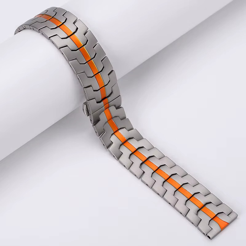 Jansin Uhrenarmband Edelstahl, 22 mm, Unisex - Bild 4
