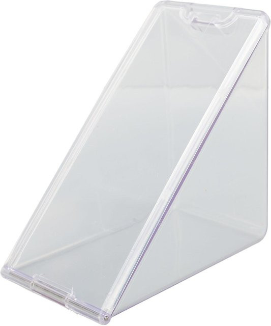 Sandwichbehälter von CosyHome aus Kunststoff, transparent und auslaufsicher, dreieckige Sandwich-Aufbewahrungsbox in Weiß - Bild 1