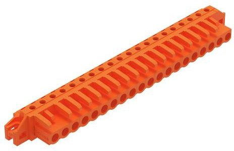 WAGO 232-280/031-000 Federleiste in Orange, 10 Stück - Bild 1