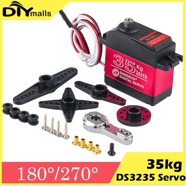 wishiot DS3235 Digitales Servo, Vollmetallgetriebe, IP66 Wasserdicht - Bild 1