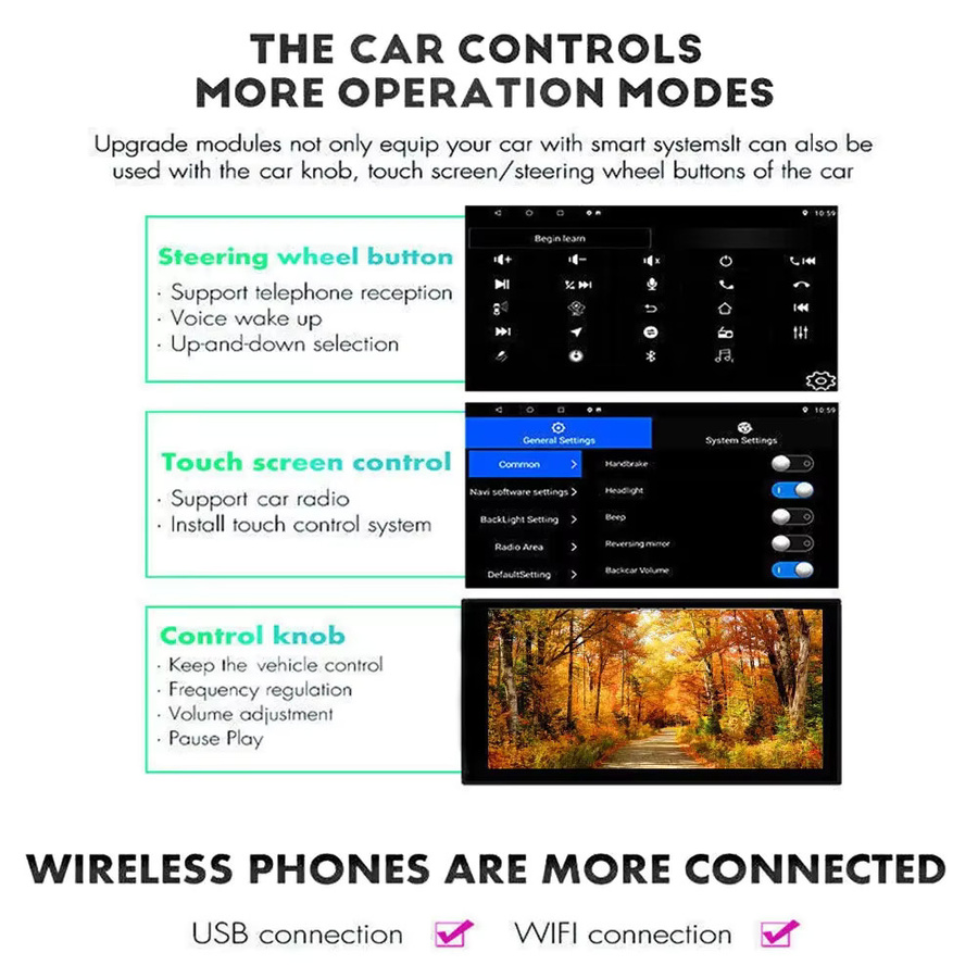 9 Zoll Android 14 Multimedia Navigationssystem mit Carplay und Android Auto für Volkswagen T6 Transporter Multivan 2016 - 2022, Schwarz, 4+64 GB - Bild 4