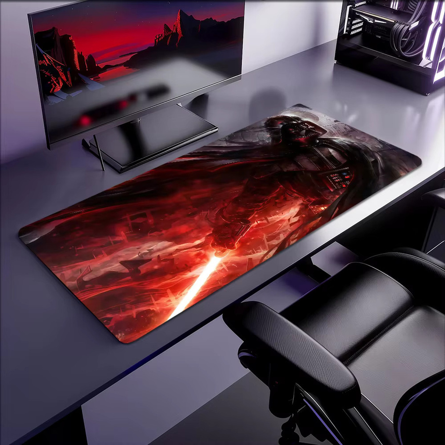 STAR Gaming Mauspad Star Wars W-WARS Fiction Science Writing Cushion in Multicolour, rutschfest und verdickt für Büro und Gaming - Bild 4