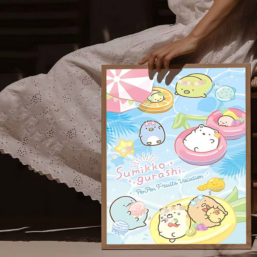 Sumikko Gurashi Vintage Poster von Potdemiel in Multicolor für deine Wohnkultur - Bild 2