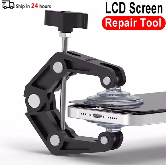 FancyWrist Saugnapf-Abzieher für iPhone, iPad, Laptop und Tablet in Schwarz zur Bildschirm-Reparatur und zum LCD-Öffnen - Bild 1