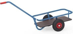 Fetra Handwagen mit Boden 4091L in Blau aus Stahl - Bild 1