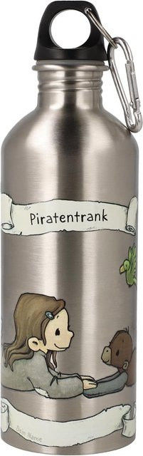Goebel Trinkflasche Anouk Piratentrank Silber 600 ml - Bild 1