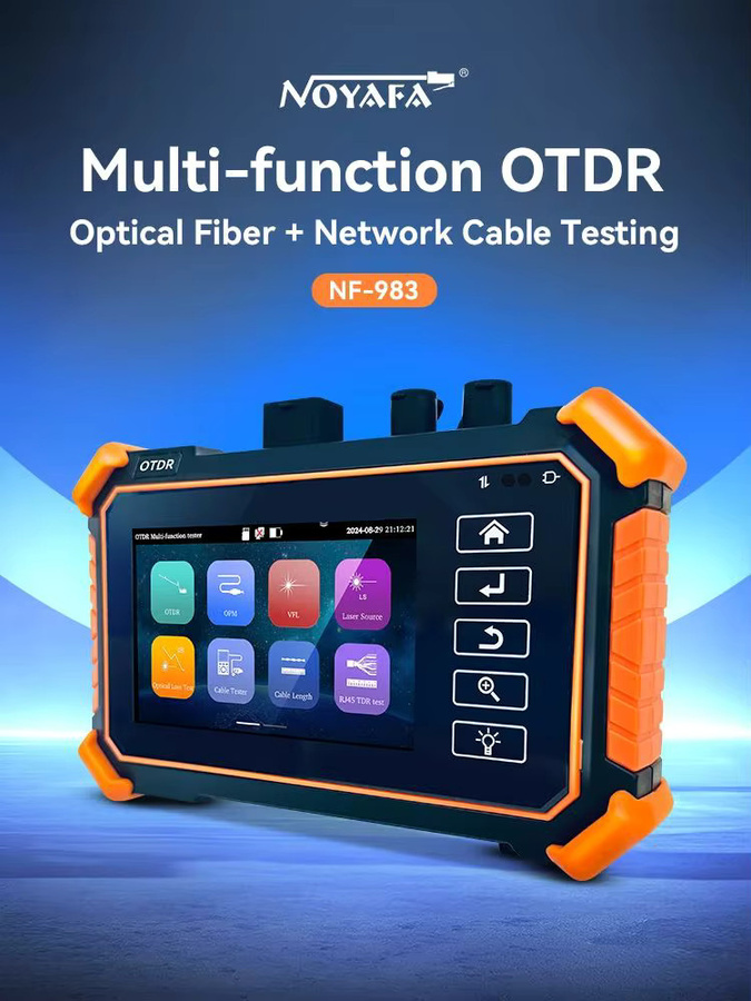 NOYAFA NF-983(MOT-31) Multifunktions-OTDR Glasfaser-Netzwerkkabel-Tester mit PING-Test, IP-Scan, RJ45 TDR-Test, LLLDP und PPPOE - Bild 5