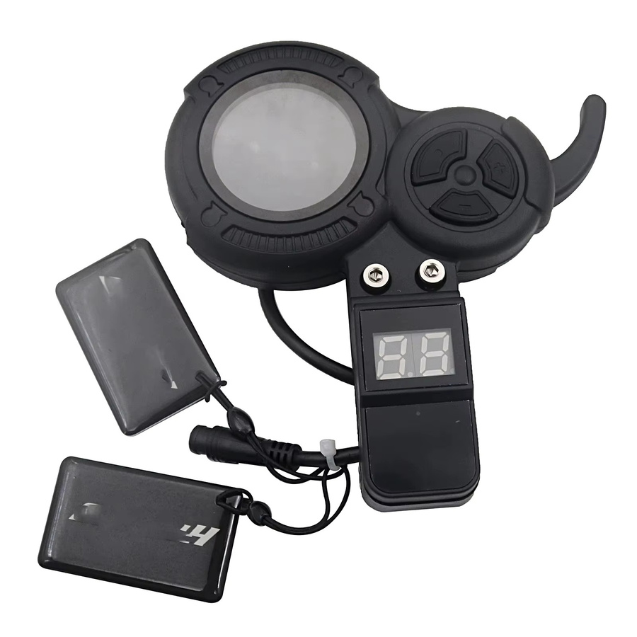 VSETT 6-poliges Display mit Gas- und NFC-Karte für Elektroroller Modelle VSETT 8 8+ 9 9+ 10+ 11+ ZERO 8 9 10 8X 10X Z8PRO in Schwarz - Bild 4