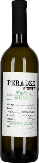 Peradze Mtsvane Classic Weißwein, Georgien Kakheti, 2022, trocken, 0,75 l - Bild 1