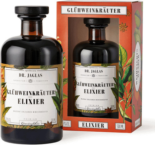 Dr. Jaglas Glühweinkräuter-Elixier Gewürzlikör, 0,5 l - Bild 1