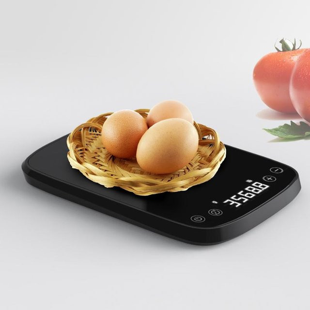 Xiaomi DUKA ATuMan ES2 Digitale Küchenwaage mit Digitalanzeige, Braun, bis 5 kg - Bild 1